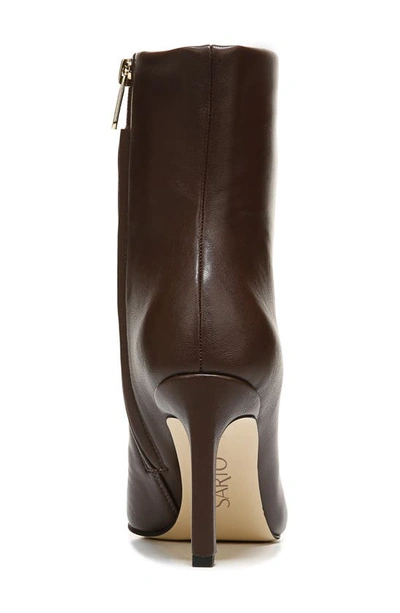 Sarto By Franco Sarto Callie Bootie In Dark Brown