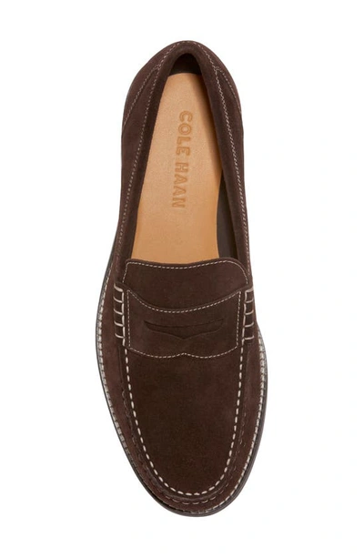Shop Cole Haan Pinch Grand Penny Loafer In Brown Suede