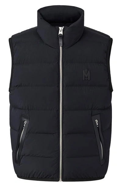 Shop Mackage Fisher Water Repellent Down Vest In Black