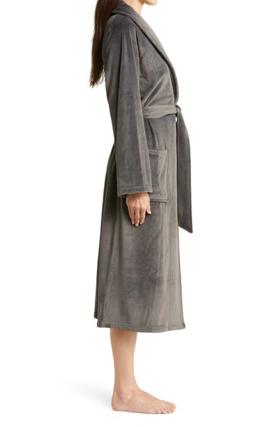 Shop Barefoot Dreams Luxechic® Velour Robe In Carbon