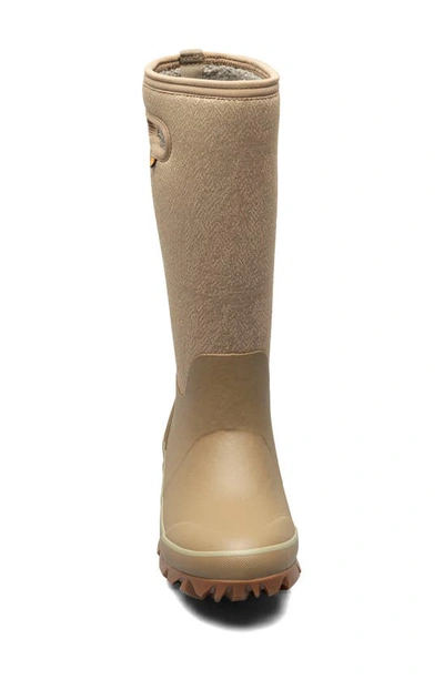 Bogs Whiteout Faded Waterproof Winter Boot In Taupe