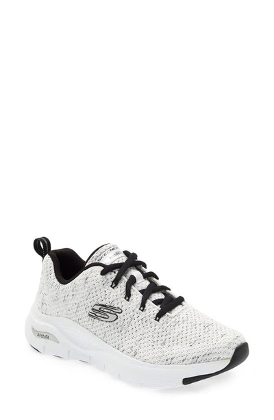Skechers Arch Fit Glee For All Running Shoe In White/ Black | ModeSens