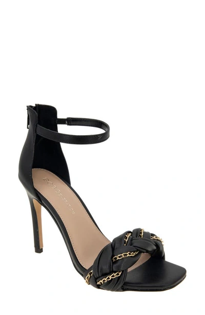 Shop Bcbgeneration Isabel Ankle Strap Sandal In Black