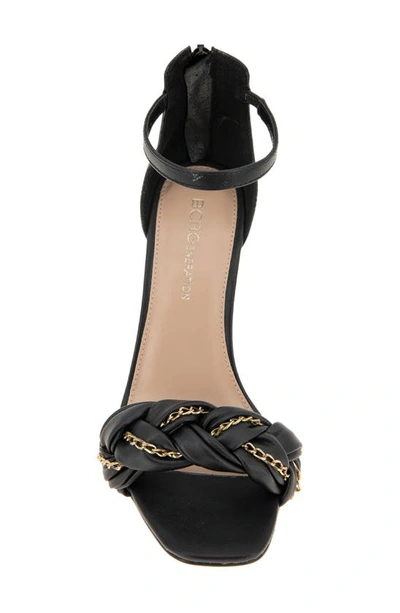 Bcbgeneration Isabel Ankle Strap Sandal In Black