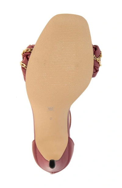 Shop Bcbgeneration Isabel Ankle Strap Sandal In Rhubarb