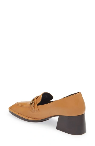 Tory Burch Perrine Loafer Pump In Caramel Corn
