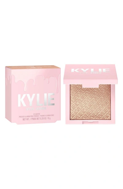 Shop Kylie Cosmetics Kylighter Illuminating Powder Highlighter In Cotton Candy Cream