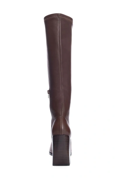 Shop Chinese Laundry Mary Knee High Boot In Brown