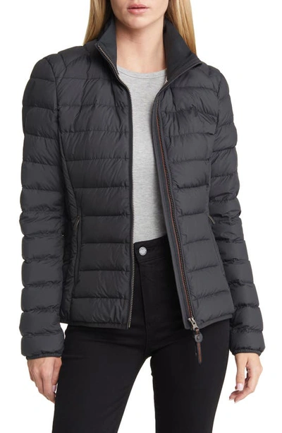 Shop Parajumpers Geena Down Puffer Jacket In Black