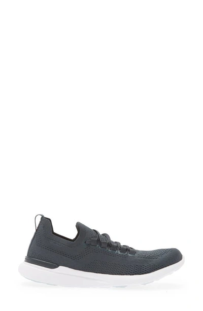 Apl Athletic Propulsion Labs Techloom Breeze Knit Running Shoe In Midnight Jungle / White