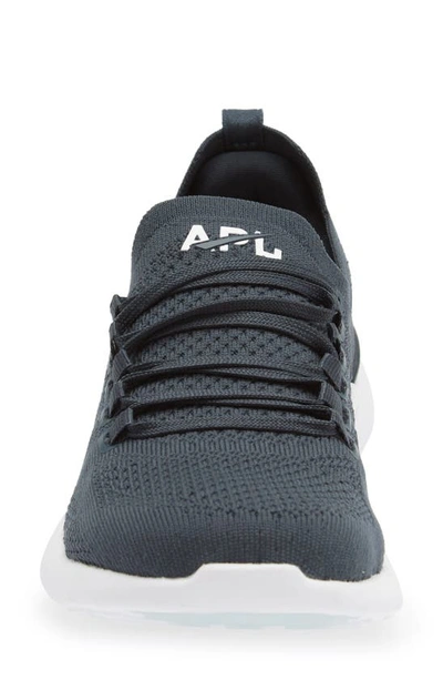 Apl Athletic Propulsion Labs Techloom Breeze Knit Running Shoe In Midnight Jungle / White