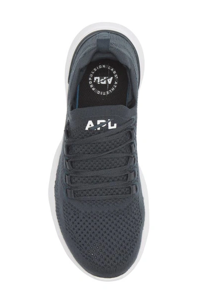 Apl Athletic Propulsion Labs Techloom Breeze Knit Running Shoe In Midnight Jungle / White