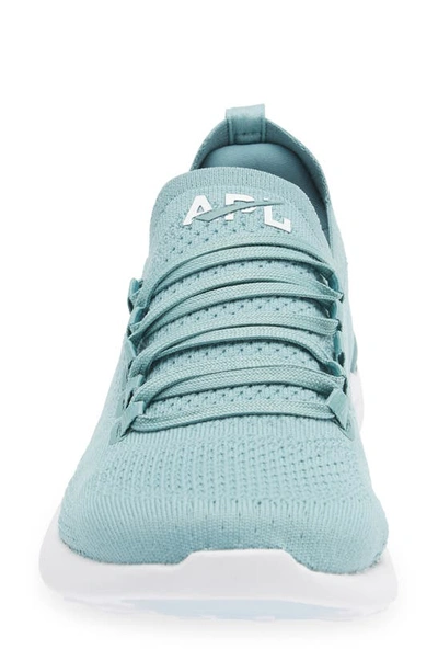 Shop Apl Athletic Propulsion Labs Techloom Breeze Knit Running Shoe In Seaside / White