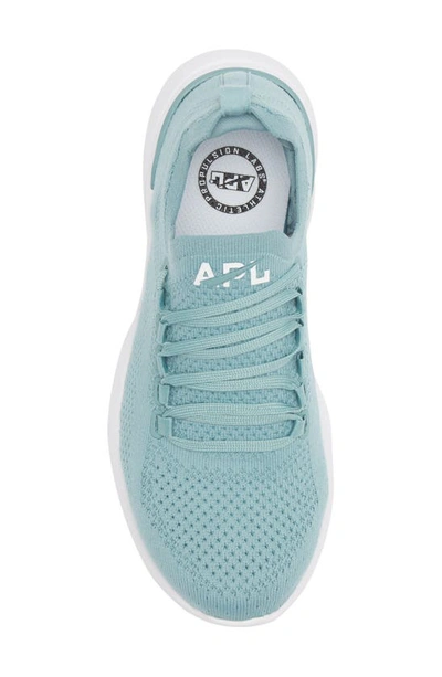 Shop Apl Athletic Propulsion Labs Techloom Breeze Knit Running Shoe In Seaside / White