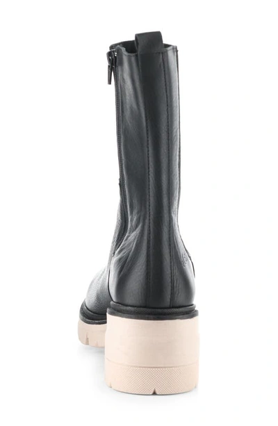 Bos. & Co. Brunas Waterproof Chelsea Boot In Black/ Pink Feel/ Elastic