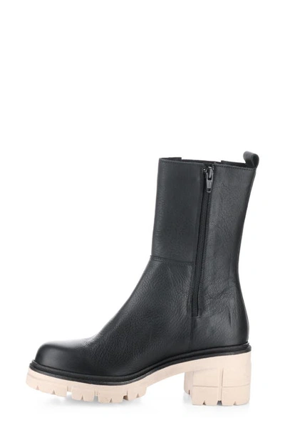 Bos. & Co. Brunas Waterproof Chelsea Boot In Black/ Pink Feel/ Elastic