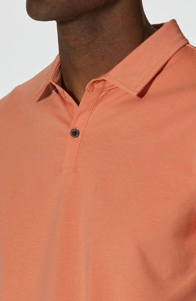 Shop Cuts Trim Fit Cotton Blend Polo In Adobe