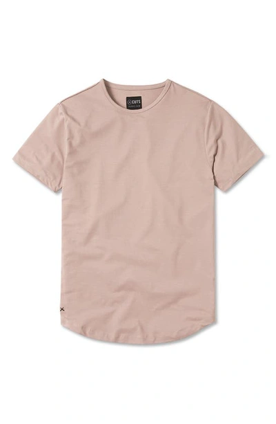 Shop Cuts Trim Fit Crewneck Cotton Blend T-shirt In Twilight