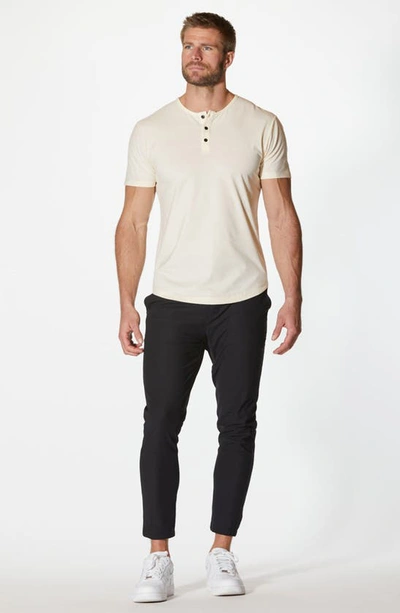 Shop Cuts Trim Fit Short Sleeve Henley In Ivory