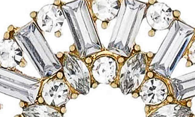 Shop Ettika Crystal Hoop Drop Earrings In Gold