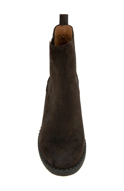 Gentle Souls Signature Double Gore Chelsea Boot In Chocolate