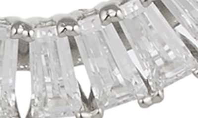 Nadri Chateau Crystal Front To Back Earrings In Rhodium