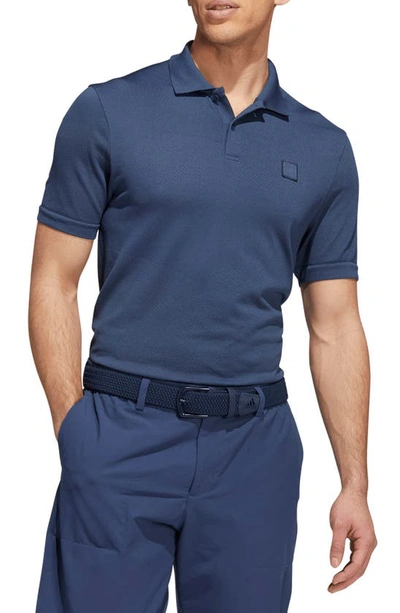 Shop Adidas Golf Go To Polo Shirt In Crew Navy