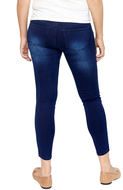 Shop 1822 Denim Butter Ankle Skinny Maternity Jeans In Marco