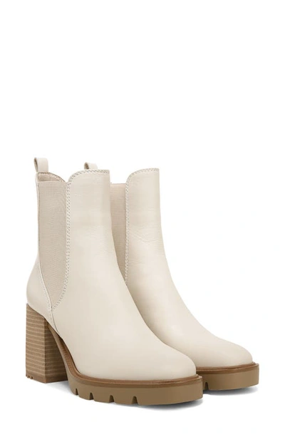 Shop Sam Edelman Rollins Block Heel Chelsea Boot In Modern Ivory