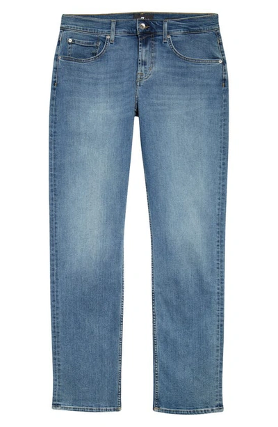 Shop 7 For All Mankind The Straight Leg Jeans In Tenno Blue