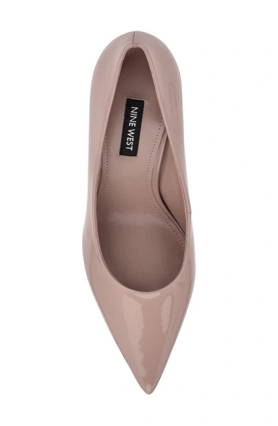 Shop Nine West Fresh Pointed Toe Pump In Light Pink Patent