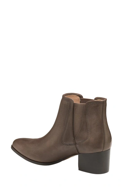 Johnston & Murphy Trista Chelsea Boot In Gray Calfskin