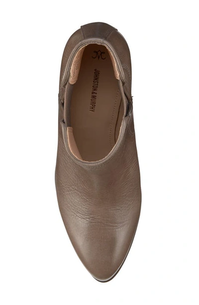 Johnston & Murphy Trista Chelsea Boot In Gray Calfskin