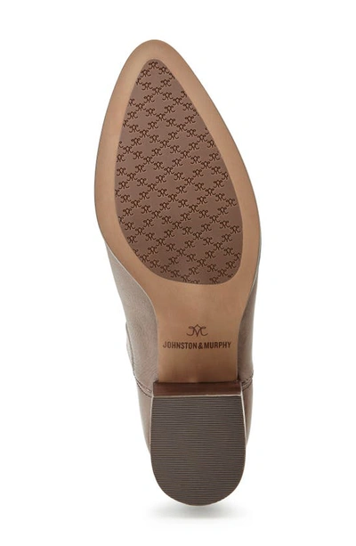 Johnston & Murphy Trista Chelsea Boot In Gray Calfskin