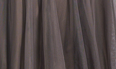 Adrianna Papell Plus Size Floral-beaded Gown In Lead