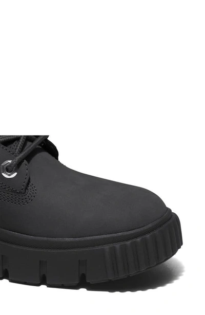 Shop Timberland Greyfield Waterproof Leather Boot In Black