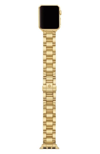 Shop Michele 20mm Apple Watch® Bracelet Watchband In Gold