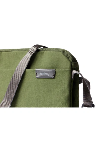 Shop Bellroy Canvas City Pouch Plus In Ranger Green
