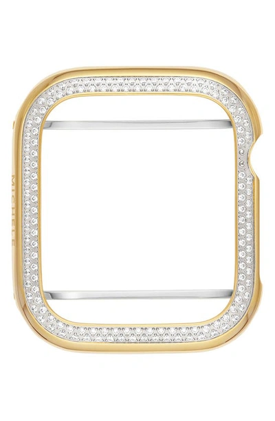 Michele 40mm Apple Watch® Diamond Case Attachment In Two-tone Gold
