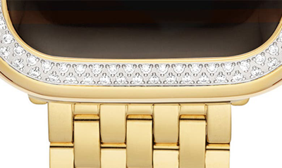 Michele 40mm Apple Watch® Diamond Case Attachment In Two-tone Gold