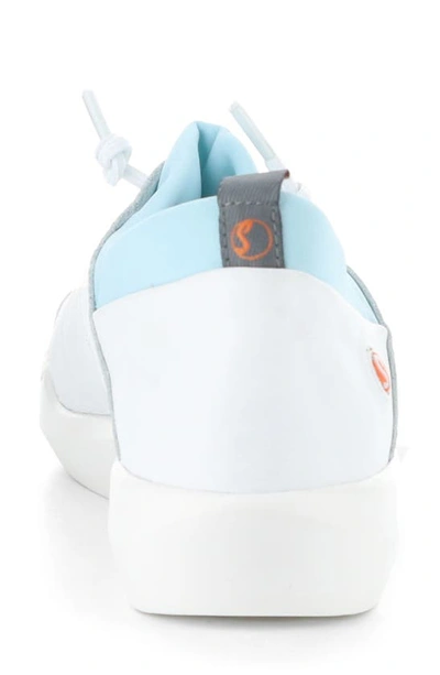 Shop Softinos By Fly London Bonn Sneaker In White Smooth Leather