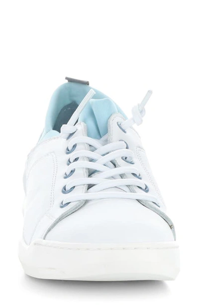 Shop Softinos By Fly London Bonn Sneaker In White Smooth Leather