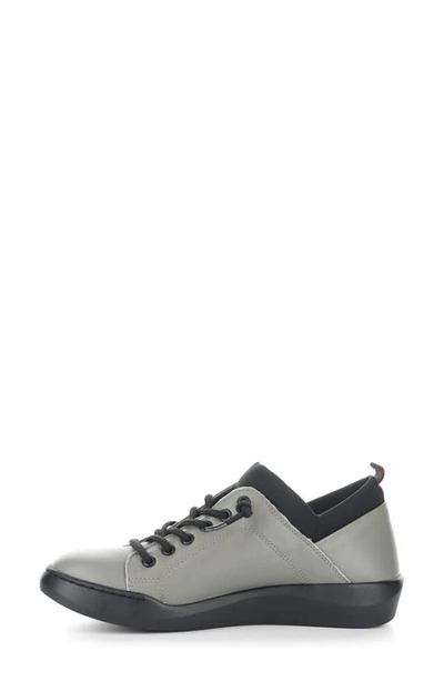 Shop Softinos By Fly London Bonn Sneaker In Sage/ Black Smooth Leather
