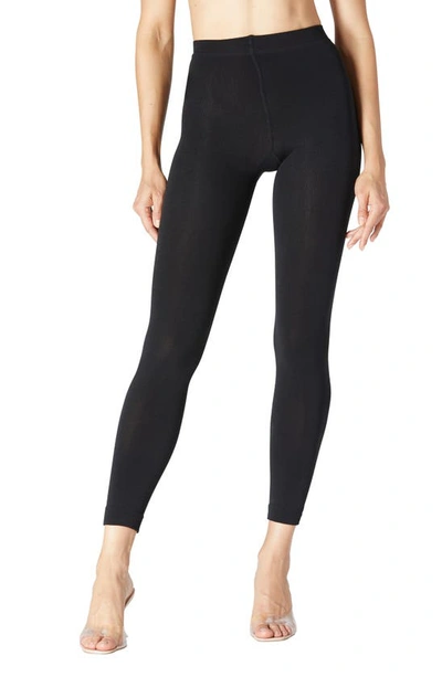 Shop Stems Fleece Lined Thermal Leggings In Black