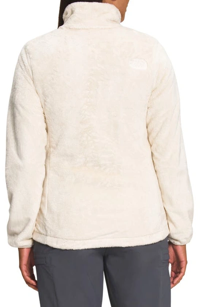 Shop The North Face Osito Zip Fleece Jacket In Gardenia White