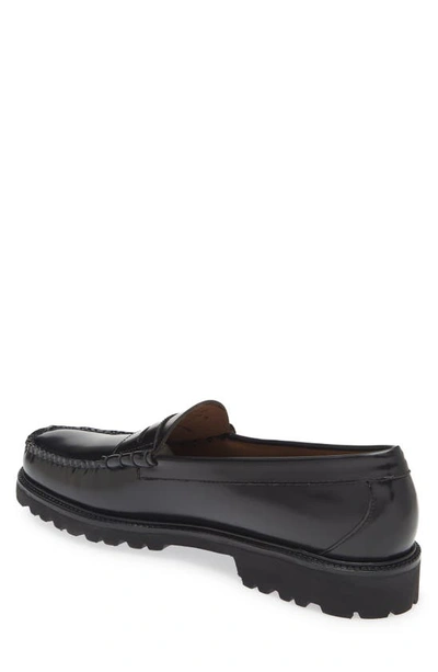 Shop G.h. Bass & Co. Larson Lug Loafer In Black