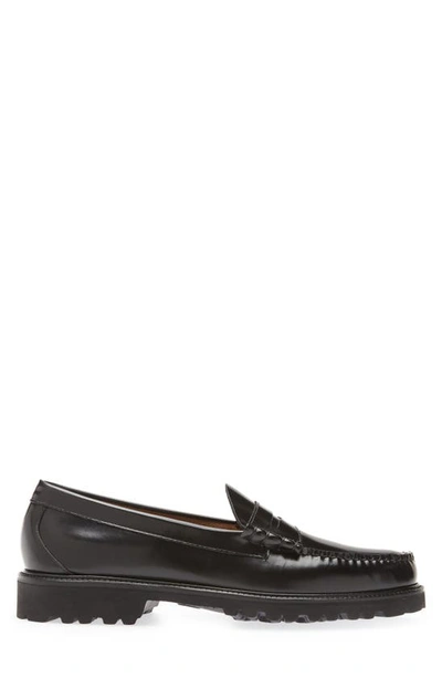 Shop G.h. Bass & Co. Larson Lug Loafer In Black