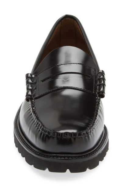 G.h. Bass & Co. Larson Lug Loafer In Black