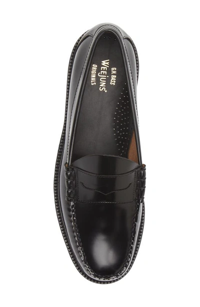 G.h. Bass & Co. Larson Lug Loafer In Black
