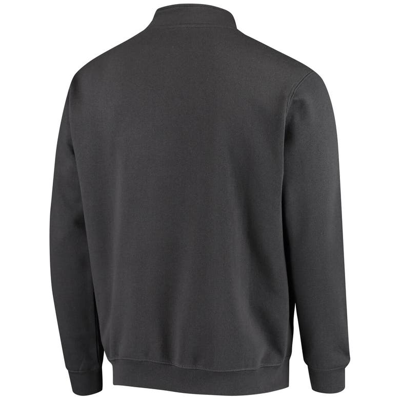 Colosseum Men's Rutgers Scarlet Knights Tortugas Logo Quarter-zip Jacket In Charcoal